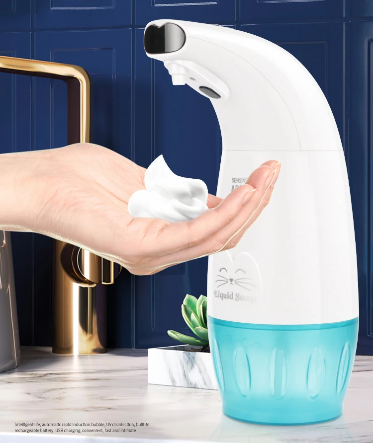 Automatic Foam Soap Dispenser Touchless Sensor Hand Sanitizer Machine USB Rechargeable Spray Fast Induction for Toilet Hotel