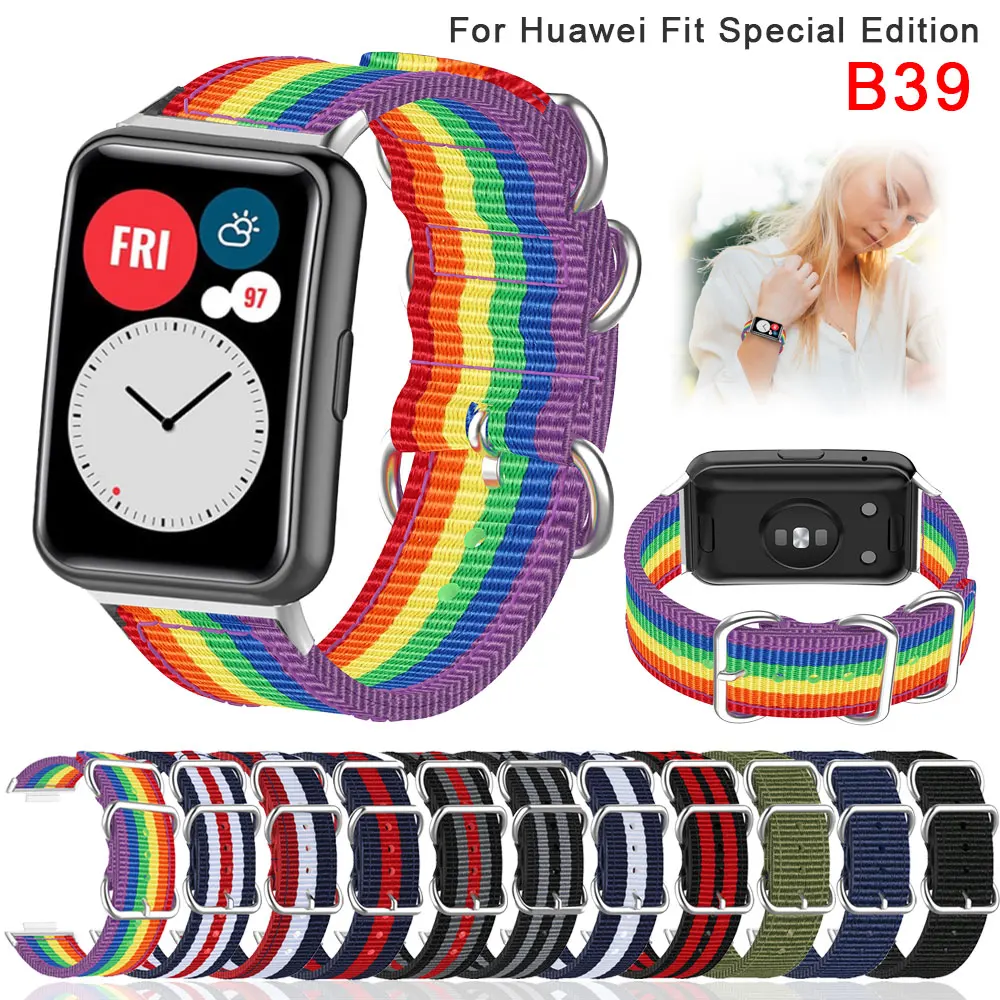 

Ремешок нейлоновый для смарт-часов Huawei Watch Fit Special Edition B39