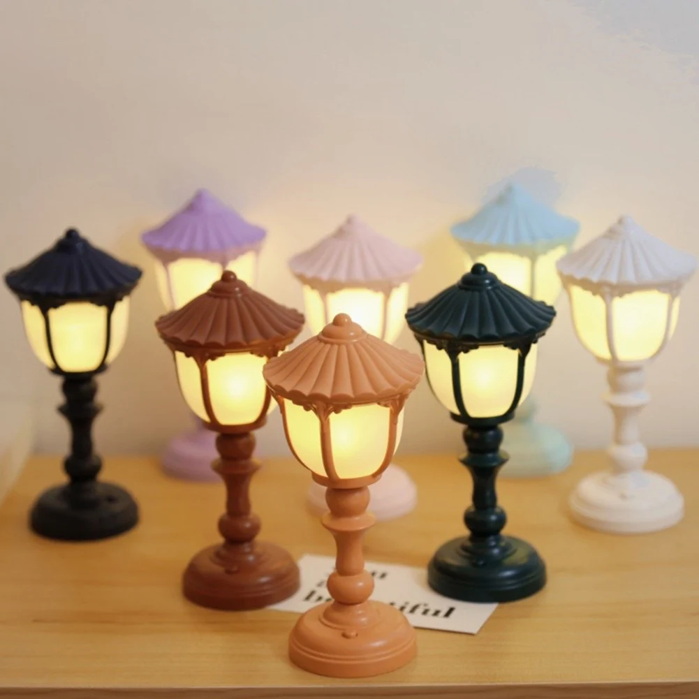 

Mini LED Light Sleep Lamp Retro Table Lamp Ornament Light Battery Operated Reading Table Light Book Light for Room Decoration