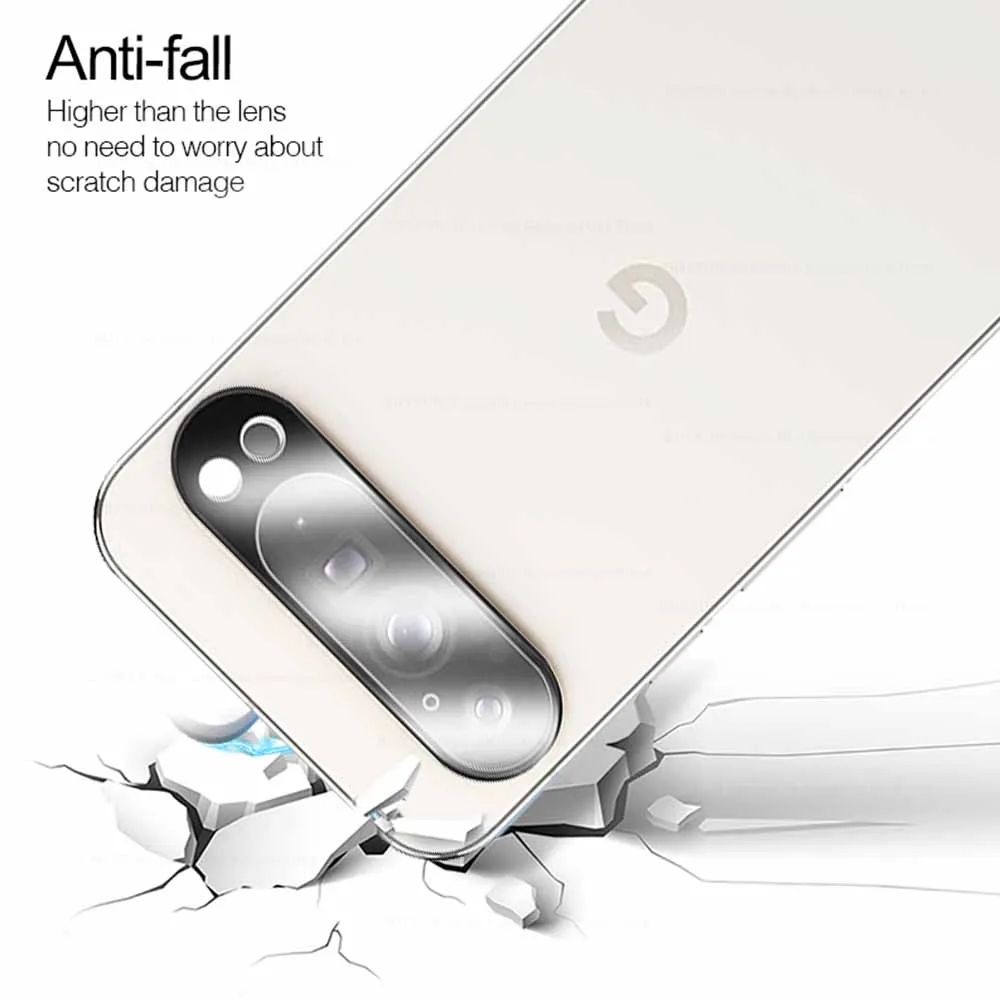 Защитный чехол для камеры из закаленного стекла с 3D изогнутым покрытием Pixel 9 Pro XL