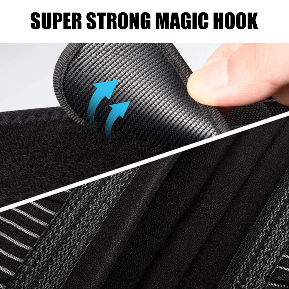 Поддерживающий Пояс для спины двойной ремень дышащий Регулируемый Поясничный