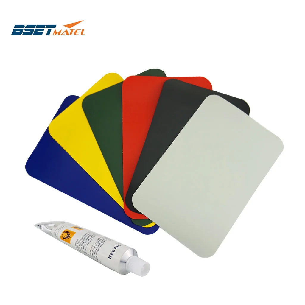 

185*125mm Inflatable Plastic Boat Kayak Special PVC Repair Patch Kit Waterproof Patch Glue Rib Canoe Dinghy Air Bed with glue