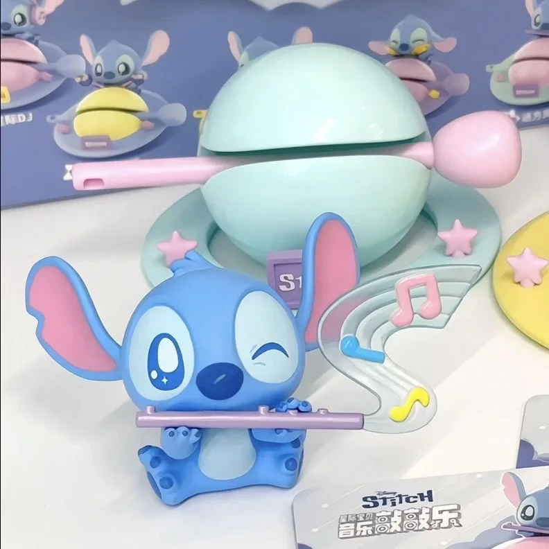 Disney Stitch деревянный молоток фигурка мультфильм музыка стук стежок ПВХ модель