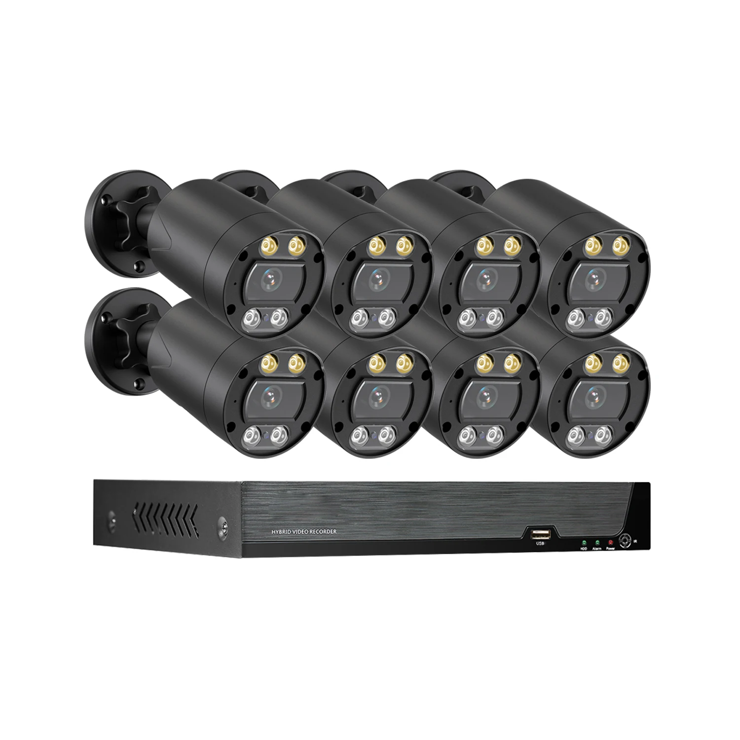 

Full Hd наружный 8-канальный водонепроницаемый 1080P Wi-Fi Ip Nvr комплект системы камеры безопасности