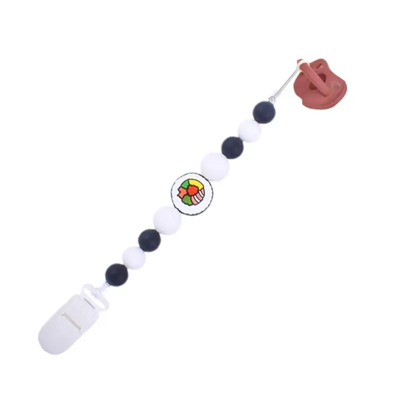 

Силиконовый ремешок для соски-пустышки, с зажимом, для соски-пустышки, с зажимом