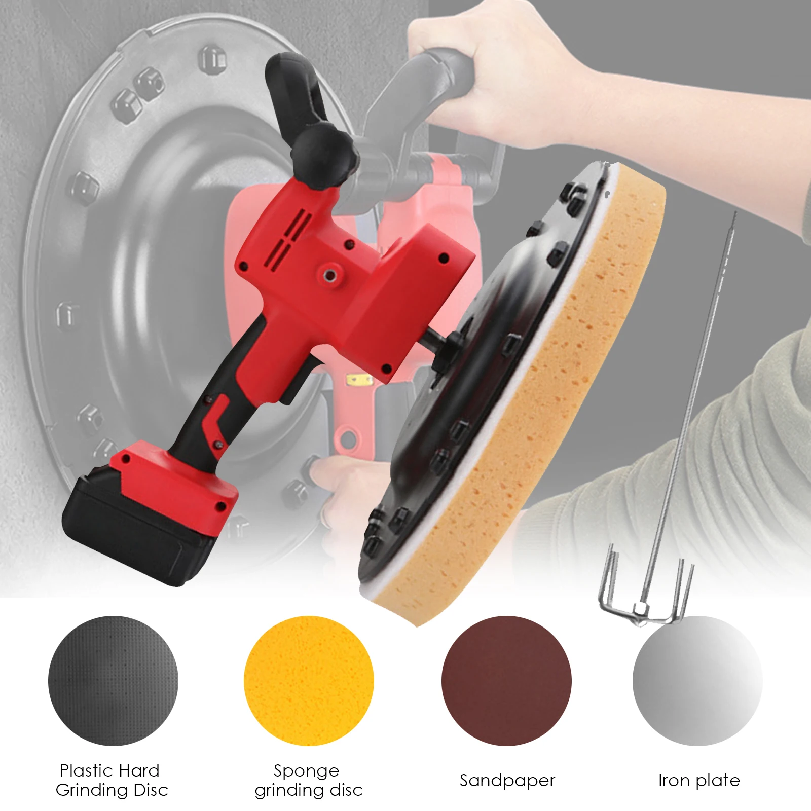 

Затирочная машина для сглаживания стен, 1700 Вт, электрическая Затирочная машина, инструмент для сглаживания стен с батареей