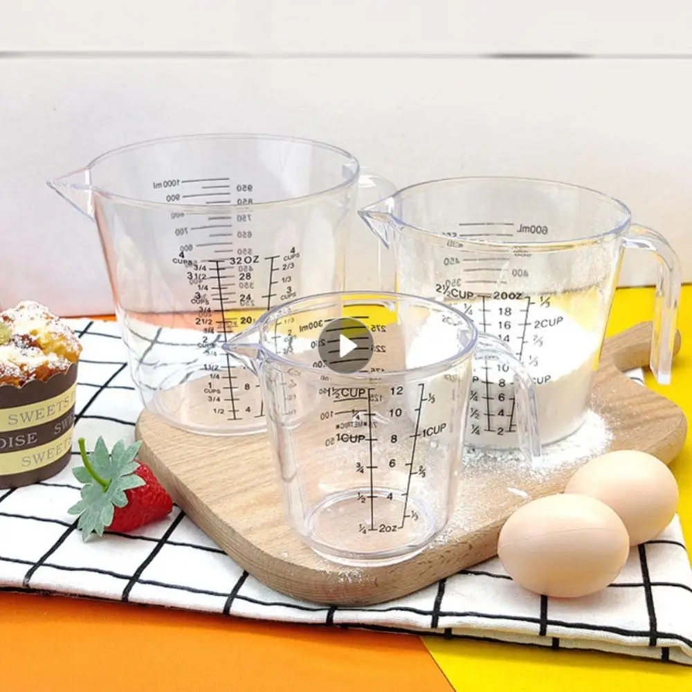 Мерный цилиндр для пищевых продуктов легко чистится с ручкой