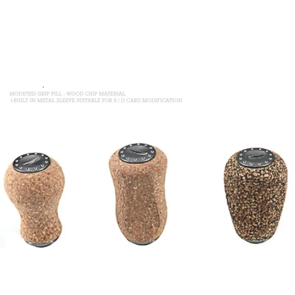 

for Baitcast/Spinning/Daiwa corkwood DIY handle Replacement Parts Knob Fishing Reel Handle Wood Cork Handle Knobs