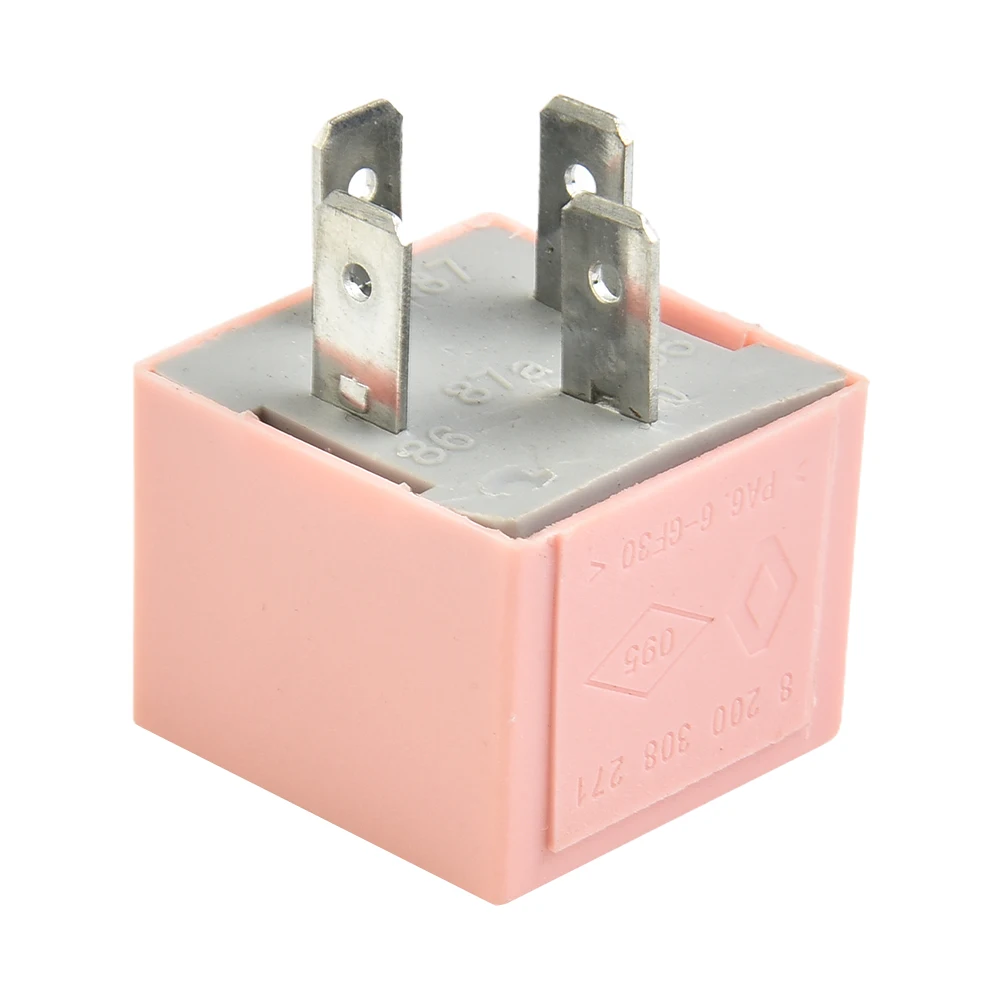 

Car Accessories Pink Relay 12V 20240041 4Pin 8200308271 ABS For Nissan Pirmastar 2001-2014 For Trafic 2001-2014