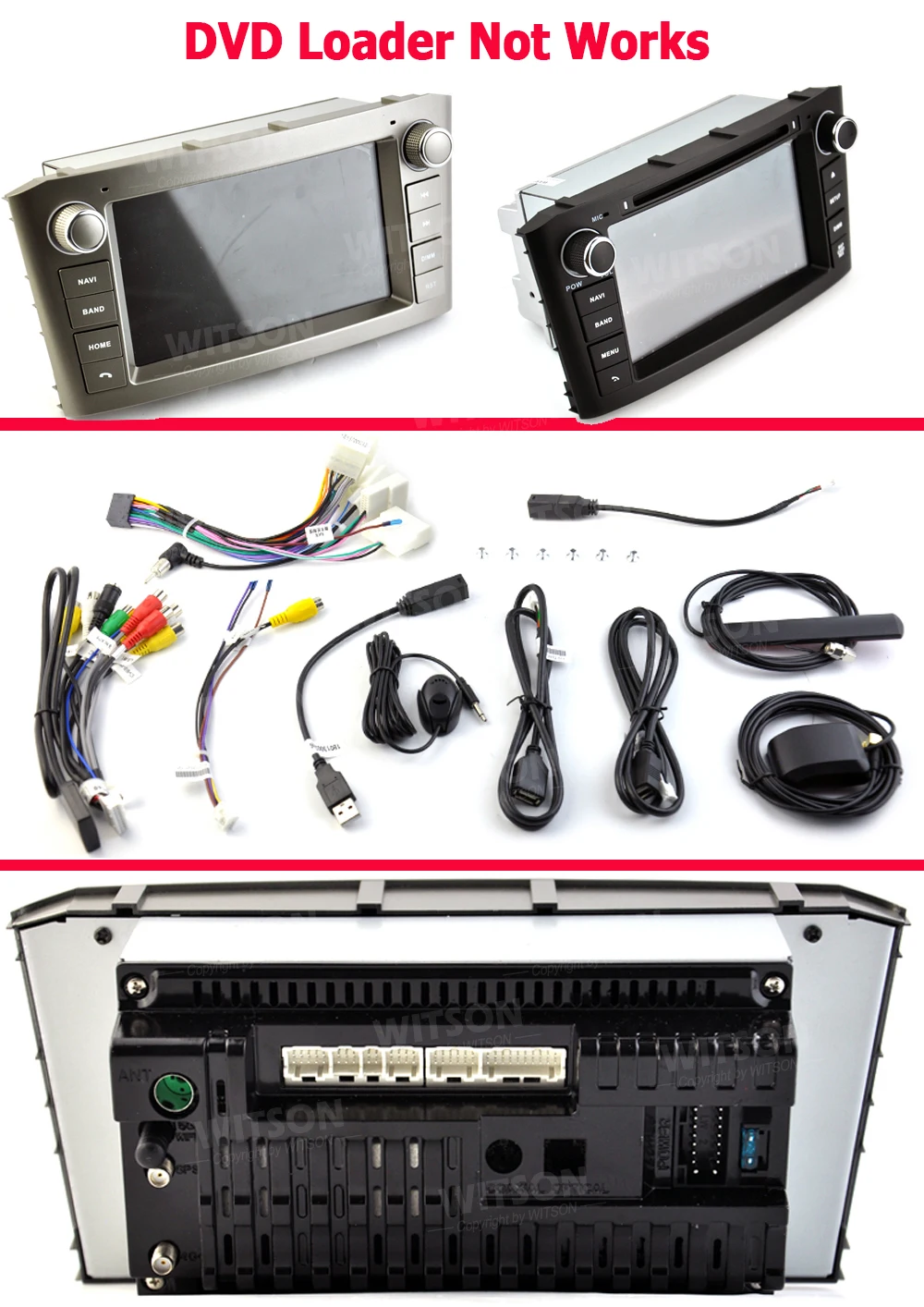 WITSON Android радио Octa-core автомобильный DVD-плеер для Toyota Avensis 2002 - 2008 T250 2 II беспроводной