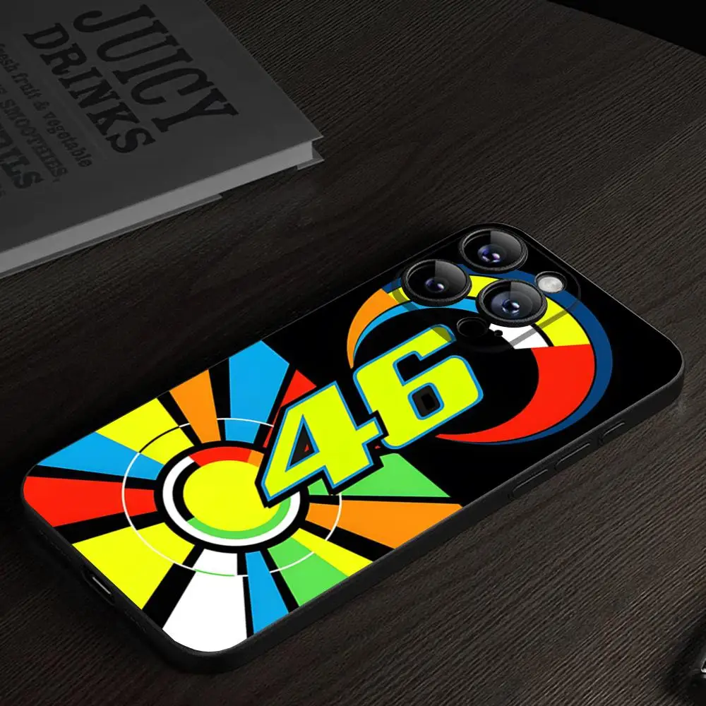 Чехол для телефона MINISO V-Valentiny R-Rossies 46 iPhone 15 16 13 Pro Max 14 12 11 Xr X 8 7 6 Plus роскошная задняя