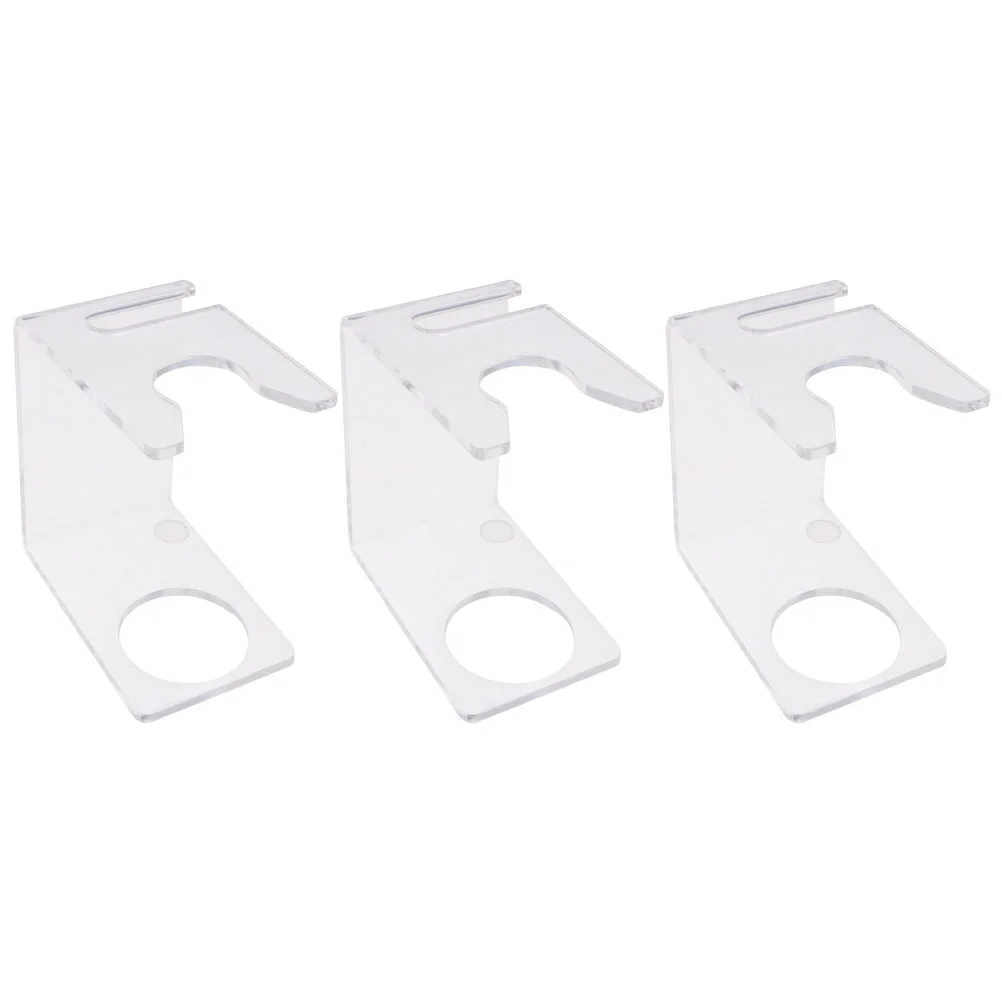 

3Pcs Beard Brush Shaver Racks Shaving Racks Bracket Bathroom Men Daily Supply