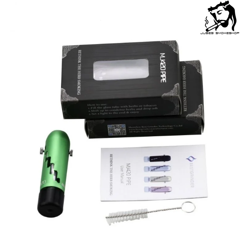 

Новинка креативная бутиковая металлическая сигаретная трубка сухая сгоревшая проволока Регулируемая стеклянная трубка с фильтром ...