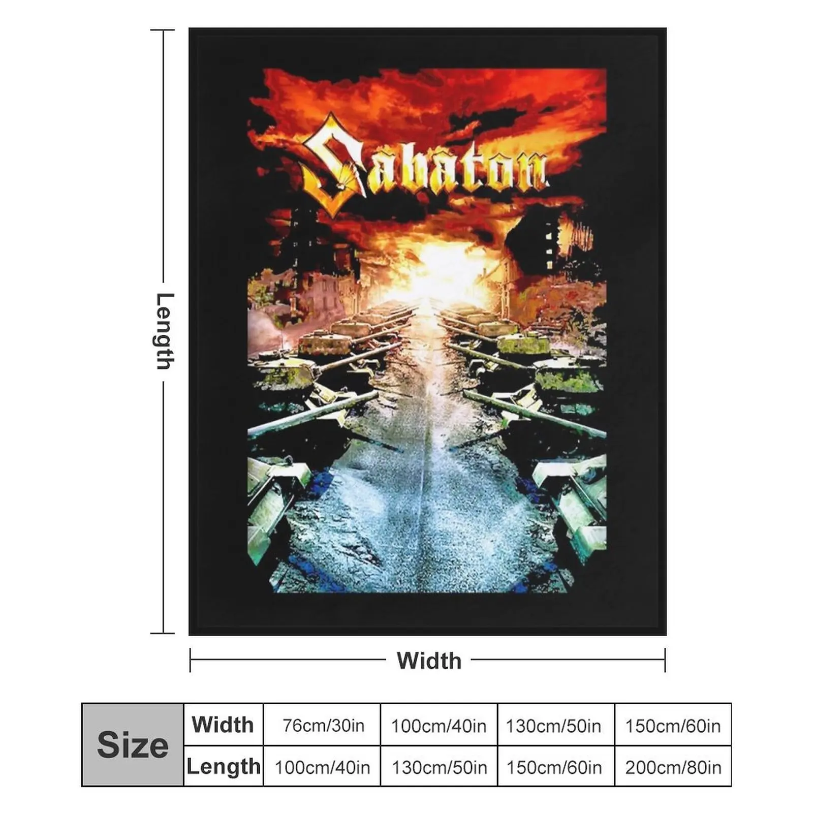 Sabaton плюшевое одеяло