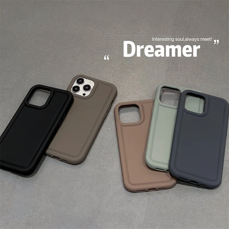 

Minimalist frosting Phone Case For iphone 14 13 12 11 Pro Max X XR XSMAX 7 8 Plus SE TPU Case Cover new products