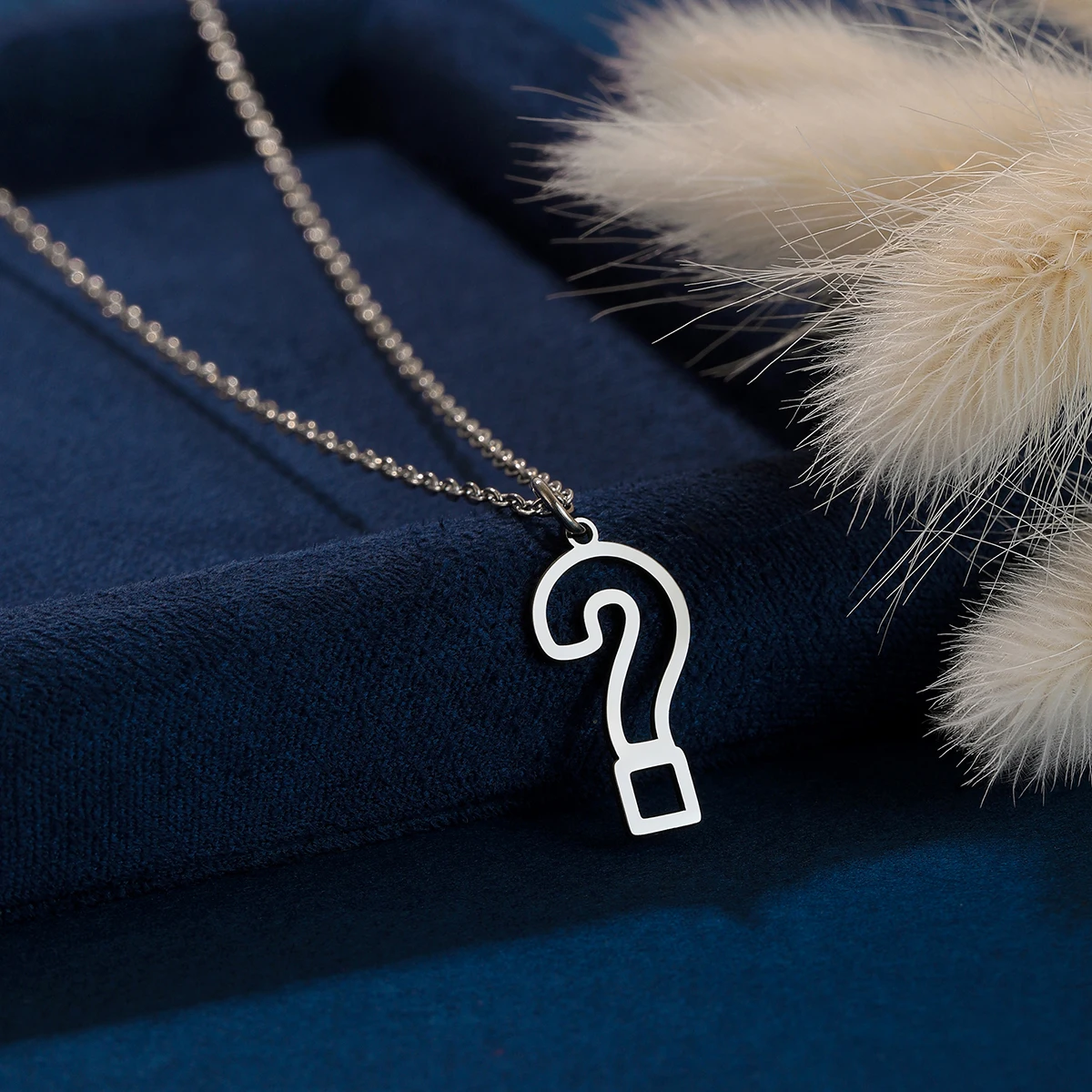 Ожерелье Todorova знак вопроса из нержавеющей стали