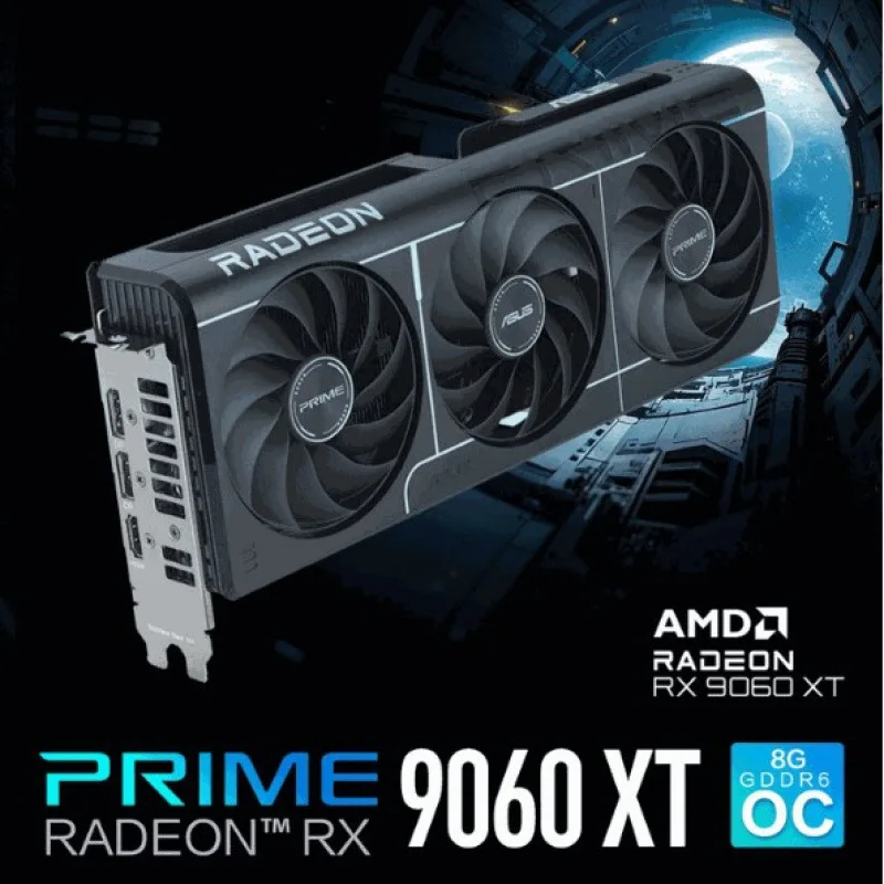 Фото Для ASUS Prime Radeon ™   RX 9060 XT O8GB GDDR6 №1