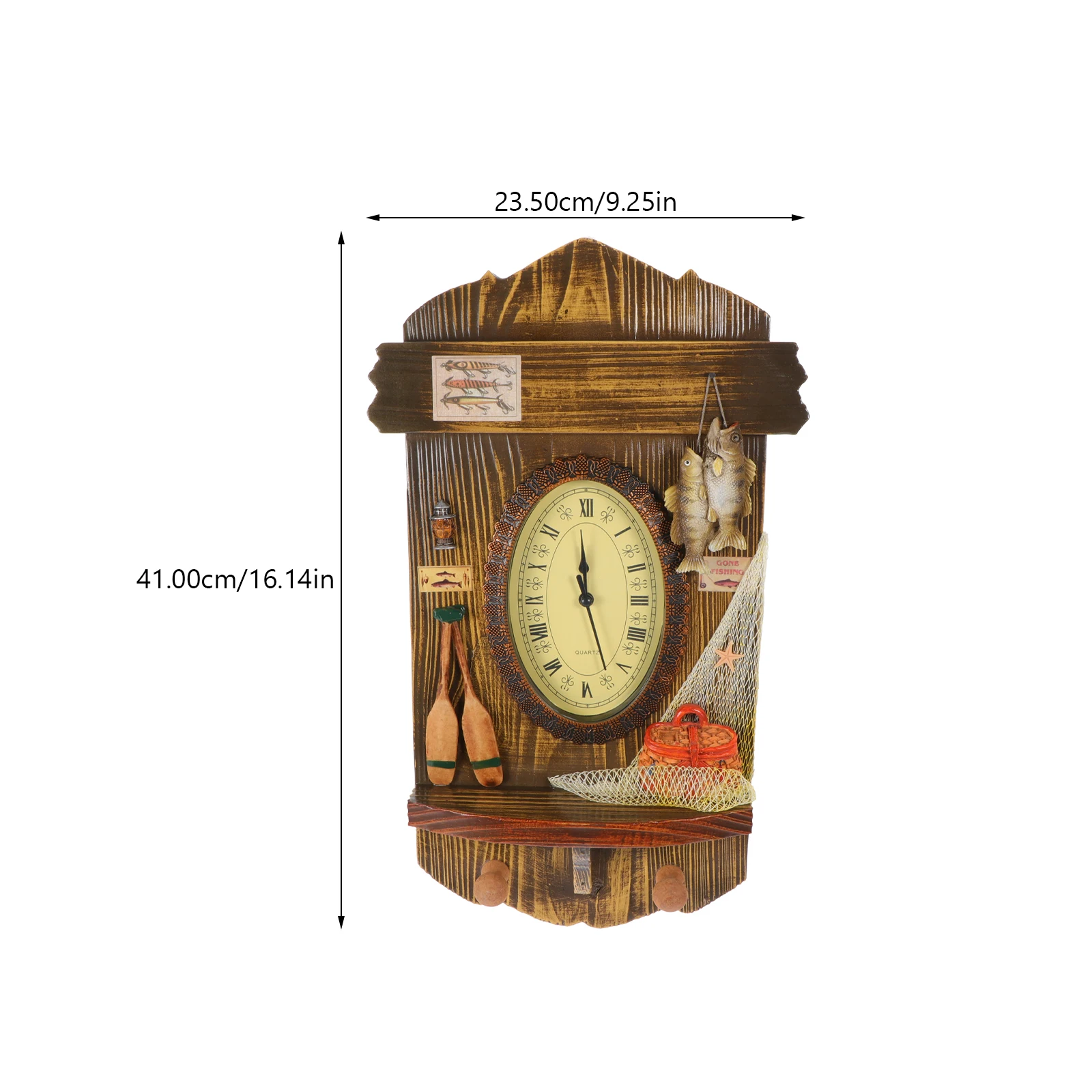 Часы настенные в стиле ретро винтажные тихие украшения средиземноморском