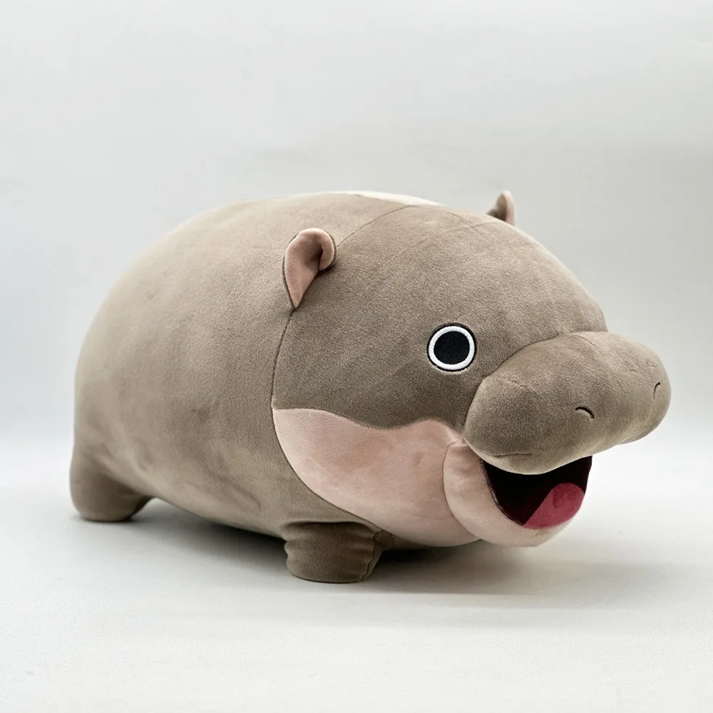 Новые мягкие плюшевые игрушки Moo Deng Kawaii Stuffed Animal Hippo Plush Hugable Pygmy Plushie Toy Домашняя