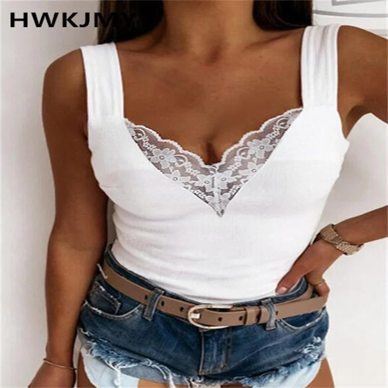 Блузка Женская атласная с V-образным вырезом модный пикантный топ на бретельках