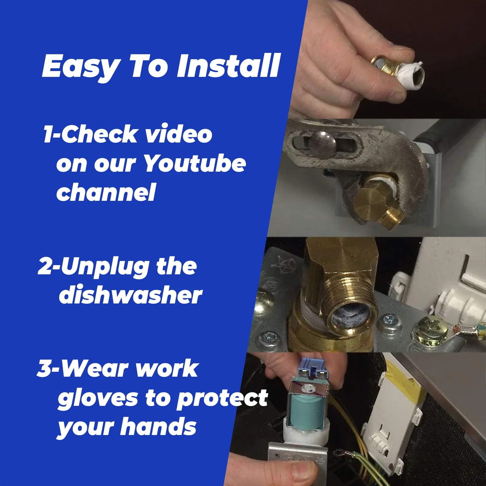 ПОДЛИННЫЙ DD62-00084A 33299012 120 В 60 Гц впускной клапан воды для посудомоечной машины