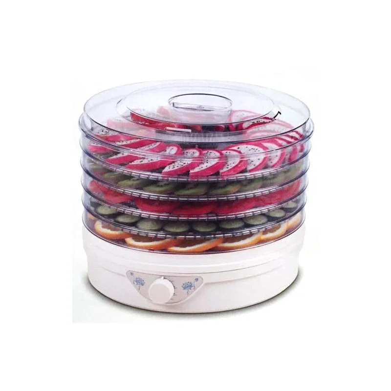 Электрический домашний 5-лоток с защитой от перегрева машина для сушки мяса рыбы