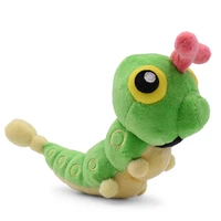 takara tomy pokemon caterpie plush toys soft stuffed peluche dolls gift for children toy 12cm doll plush