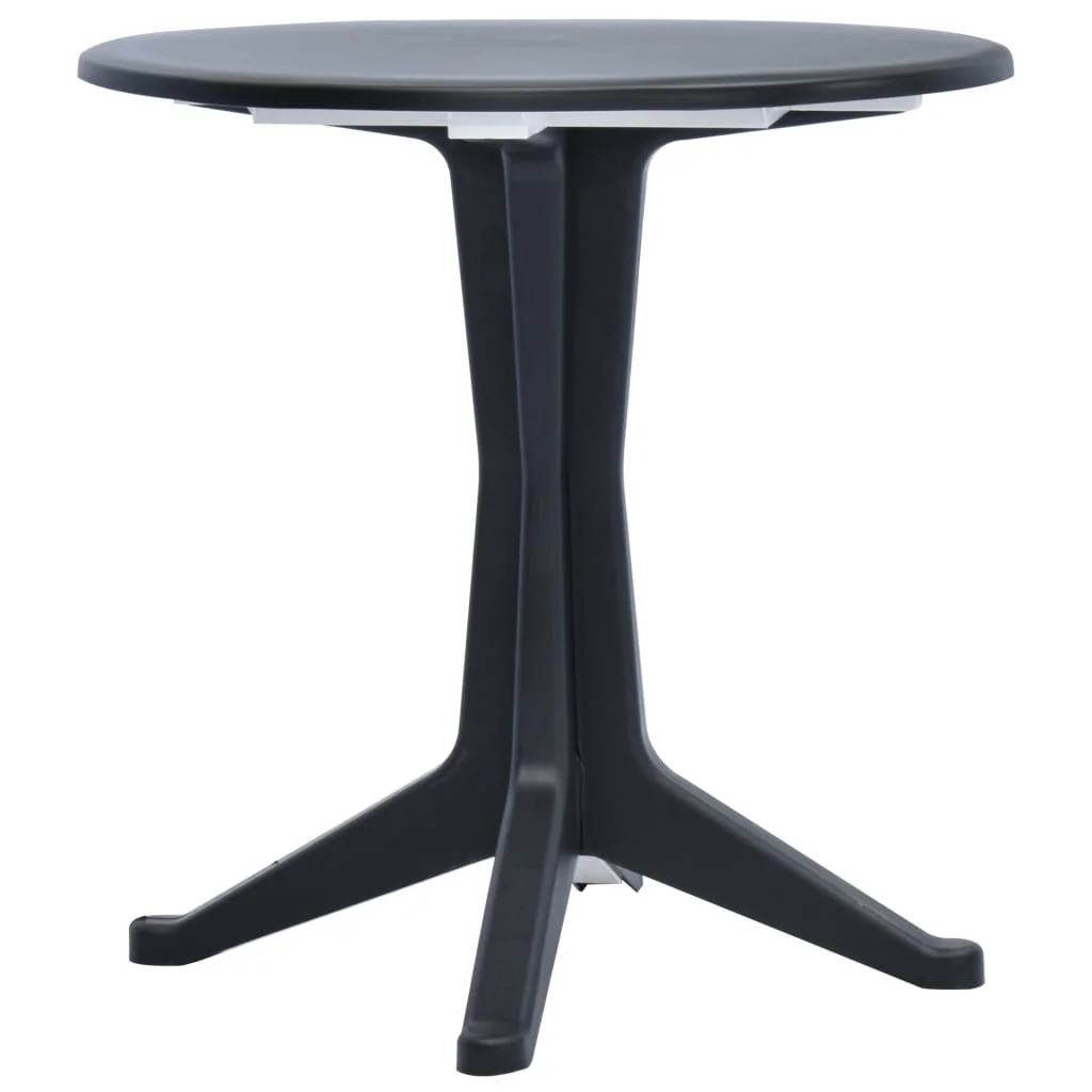 

Garden Table Anthracite 27.6" Plastic