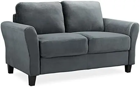 

Loveseat, 56.3" W x 31.5" D x 33.9" H, Dark Grey