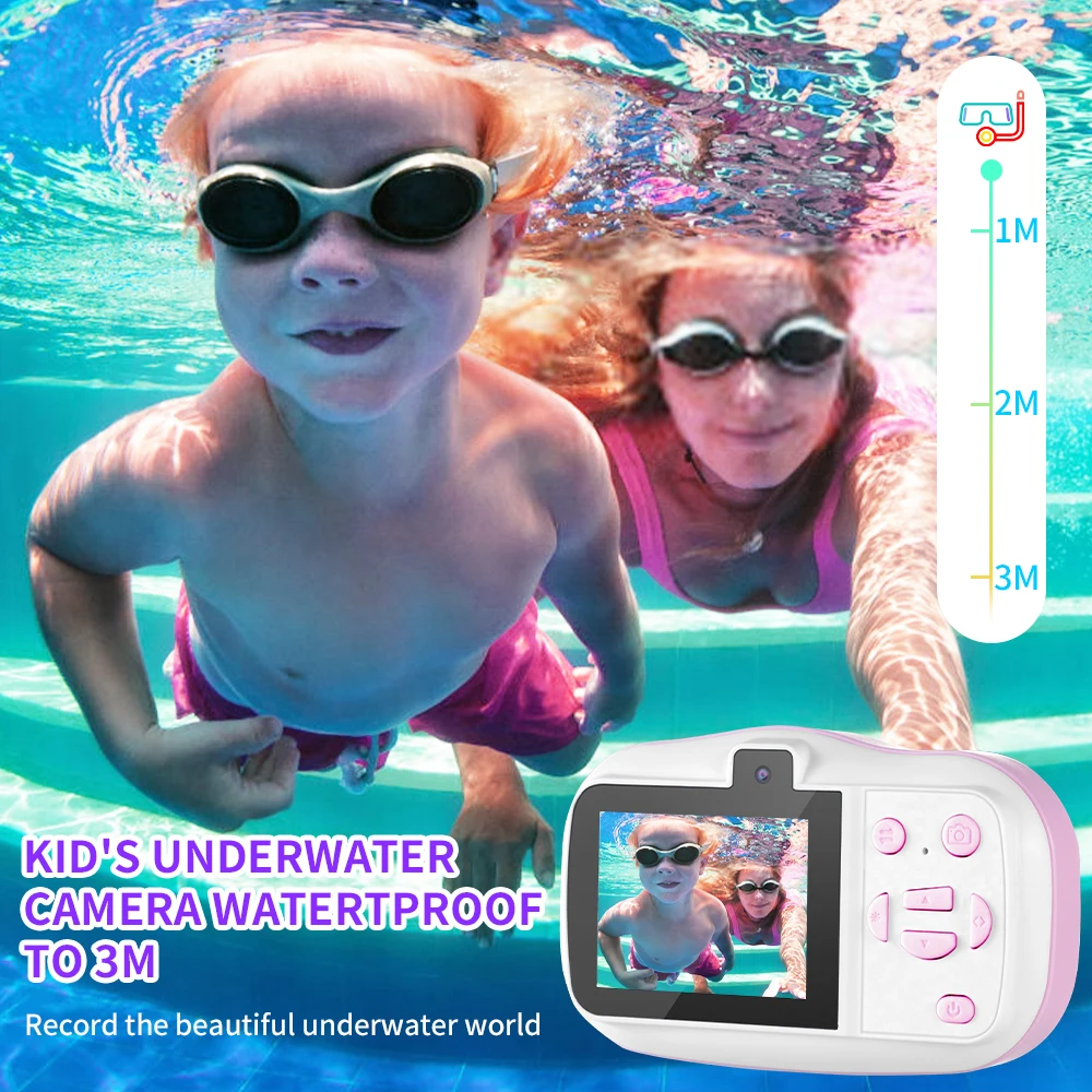 

Mini Children Camera 2 Inch HD Screen Waterproof Child Cameras Video Camcorder Toy Kids Boys Girls Birthday Christmas Gift