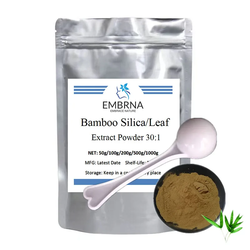 

Various Specifications 50g~1000g Light Bamboo Leaf Organic Si Extract 30:1,Factory Direct Sales