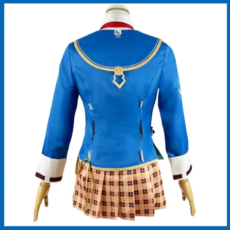 FC6Anime Game Heaven Burns Red Kayamori Ruka Косплей Костюм Парик Японский JK Школьная форма Юбка