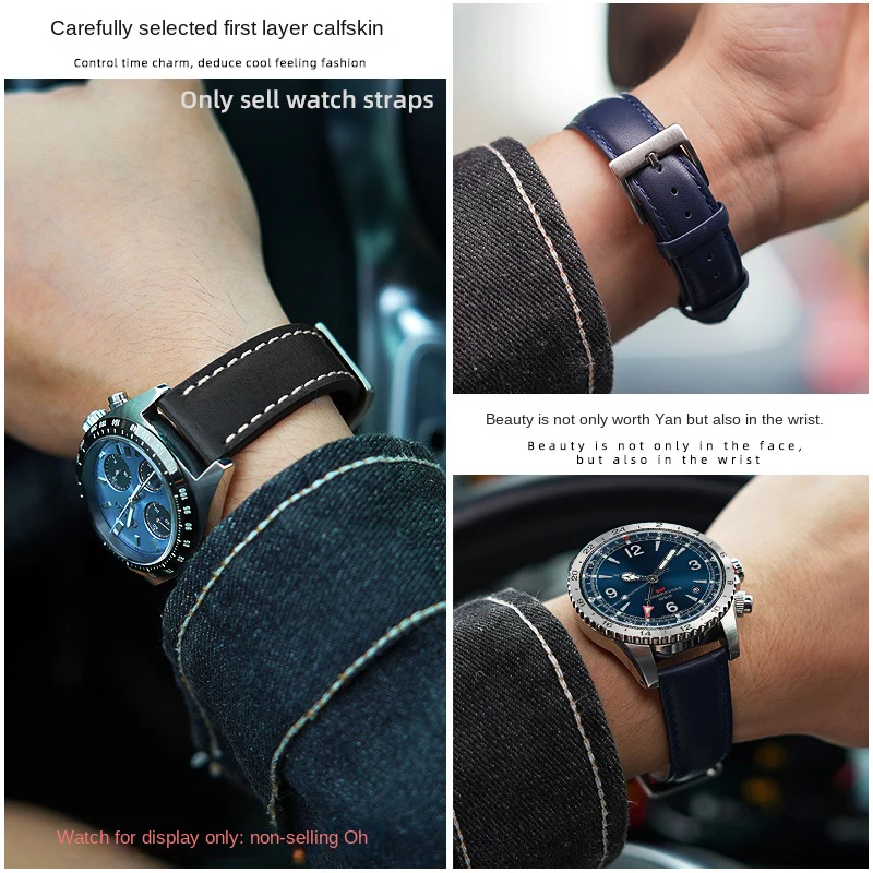 Итальянский кожаный ремешок для серии Seiko PROSPEX SPB377J1 B379J1 B401J1 мужской браслет 20 мм 22