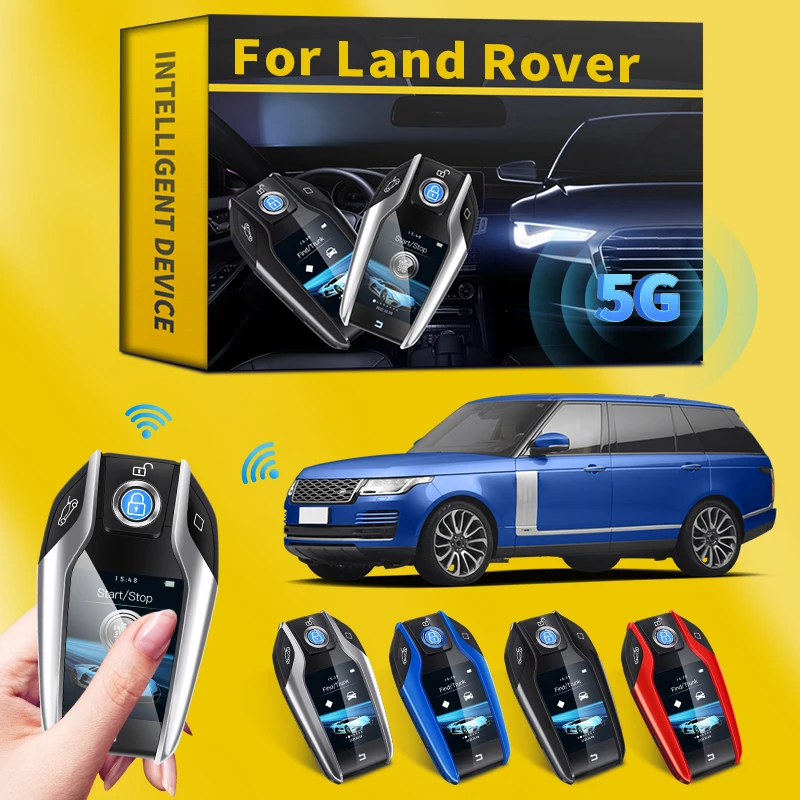 

Modified Smart Car Key LCD Screen Display Screen For Land Rover Range Rover Discovery 3 4 Freelander 2 Dedicated Keychain Case