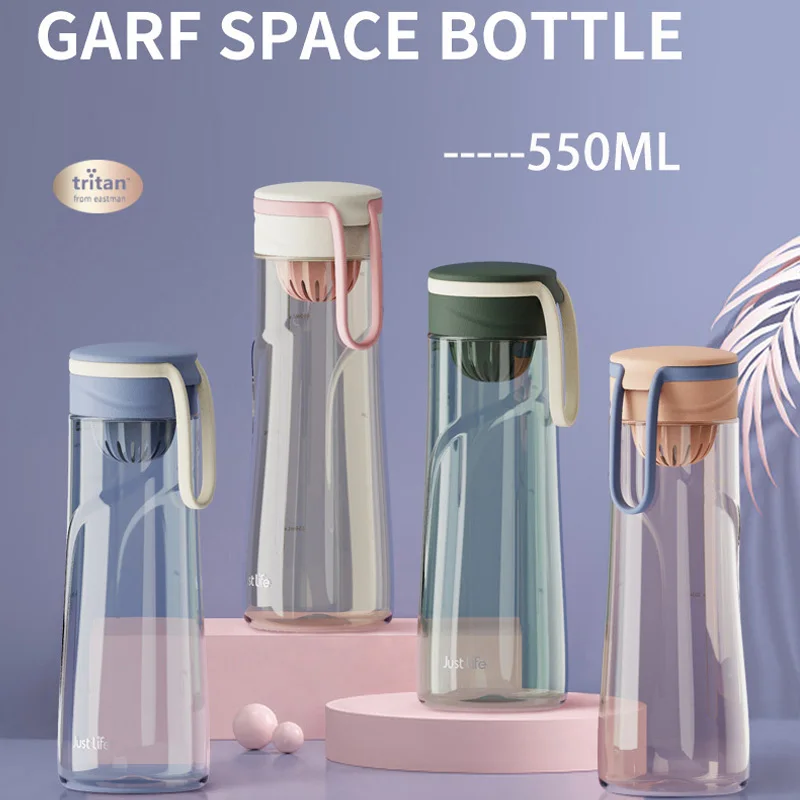 

Термостойкая пластиковая бутылка для воды из тритана, 550 мл