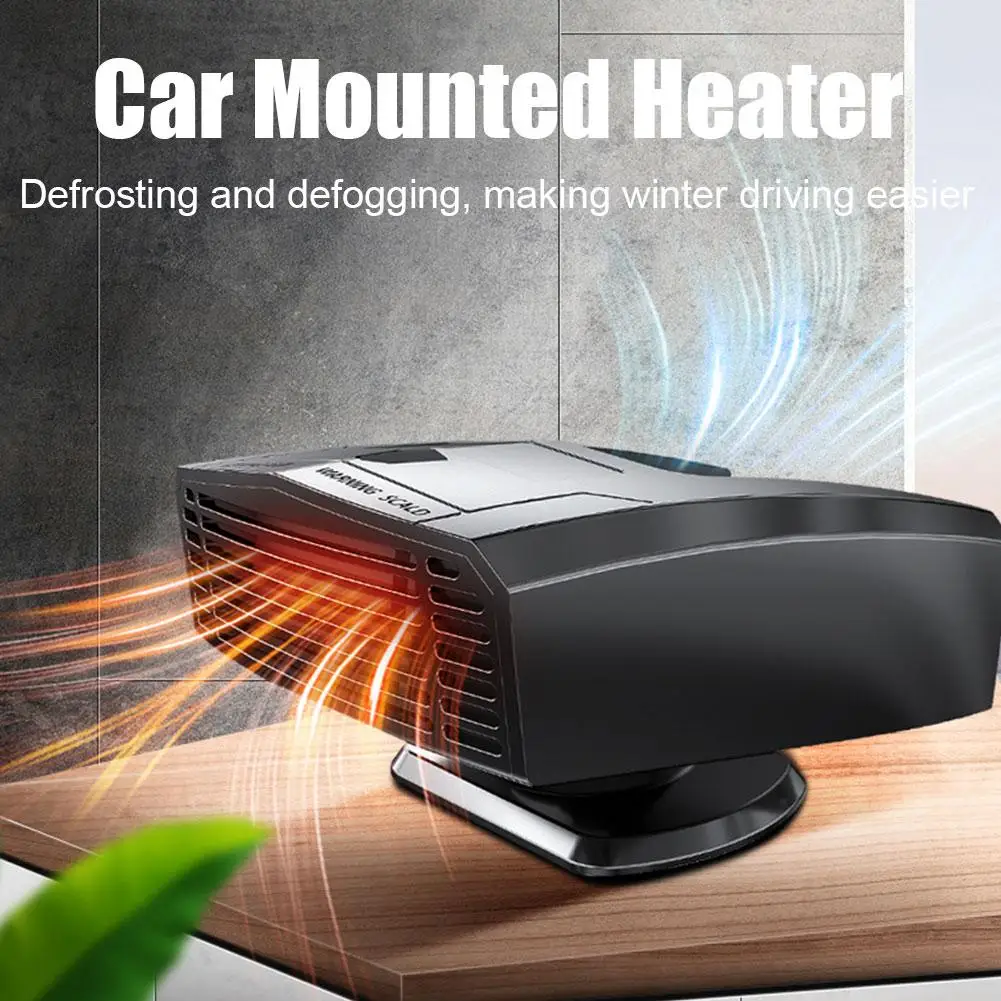 

12V/24V Auto Electric Fan Warmer 360 Degree Rotation Heater Automobile Cars Fan Car Accessories Air Heating Machine Cold Wa C4R7