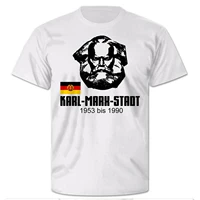 karl marx stadt chemnitz monument ddr ost deutschland t shirt mens 100 cotton casual t shirts loose top size s 3xl