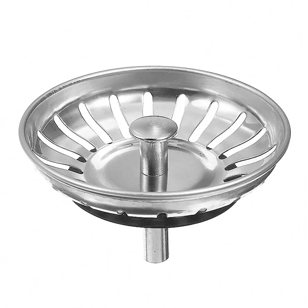 

Deodorization Basin Type Sink Drain 304 Stainless Steel Kitchen Strainer Stopper Waste Sink Plug Filter