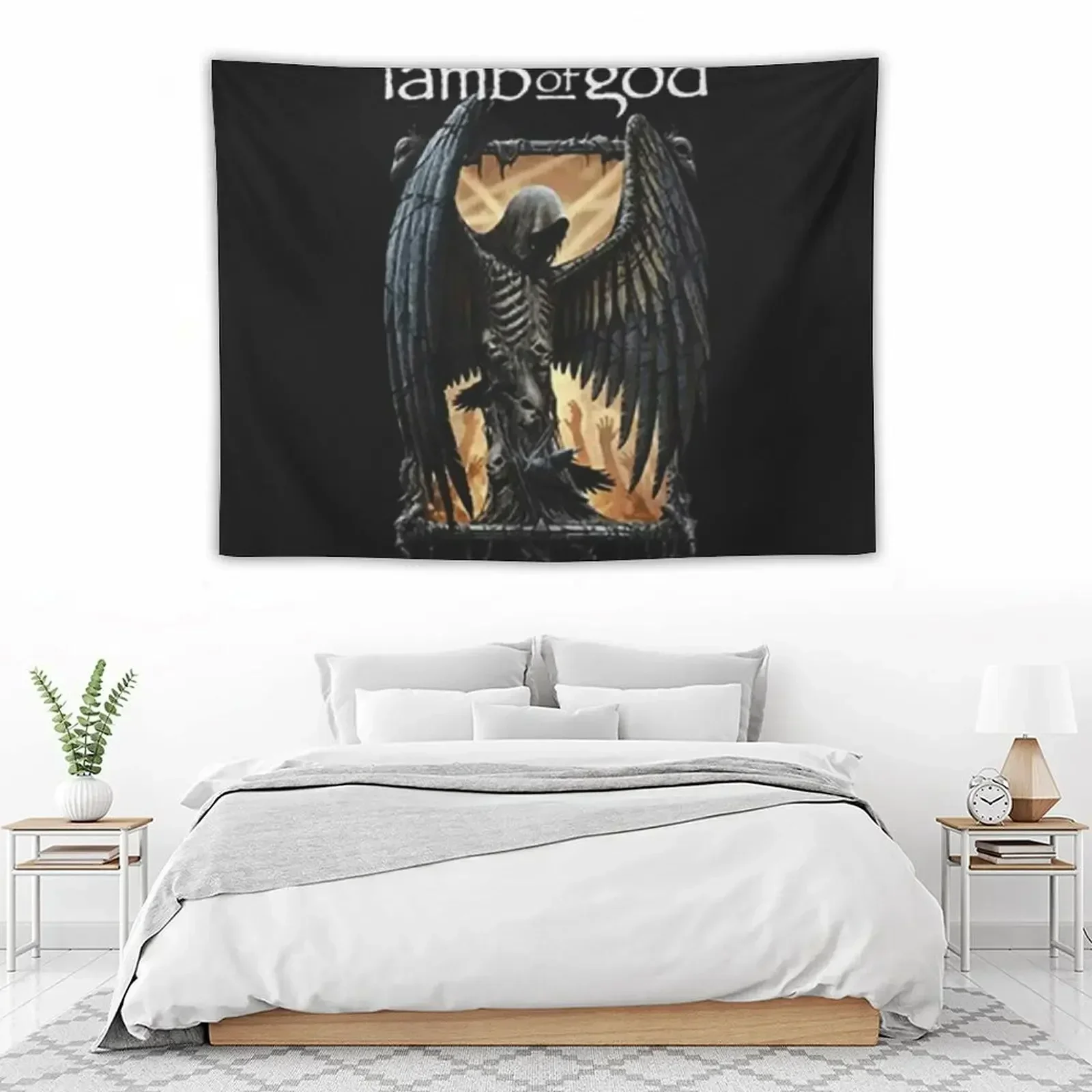 Гобелен с оркестром Lamb Of God Band украшение для спальни предметы украшения стены