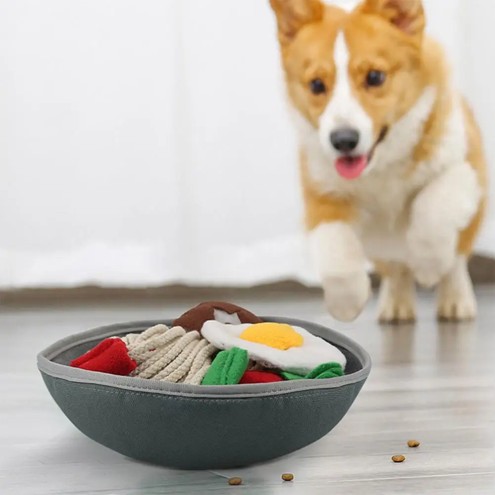 

nEW Pet Flannel Sniff Training Mat Pad Sounding Toy Slow Feeding Bowl Puzzle Dog Foraging Pad