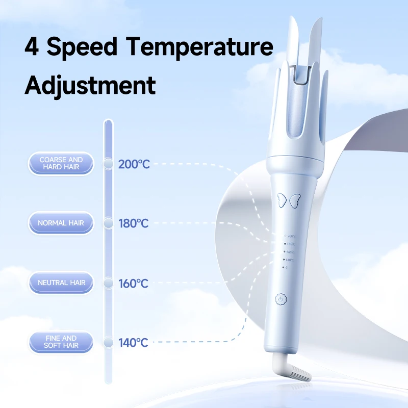 Автоматические вращающиеся щипцы для завивки волос Керамические автоматические
