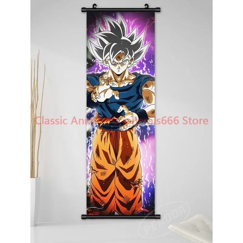 Струйная картина высокой четкости Dragon Ball аниме Гоку Супер Сайян декоративная