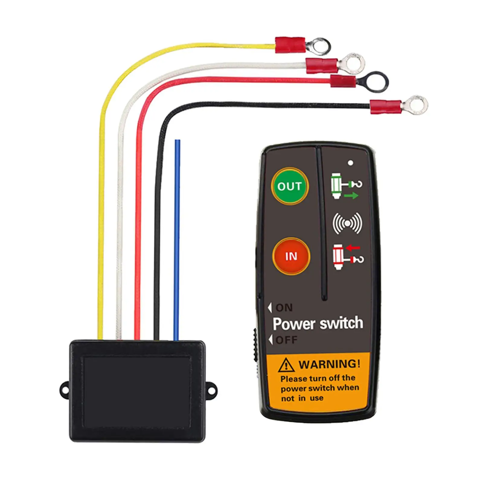 

Wireless Winch Remote Control Set with Indicator Light Easy to Install