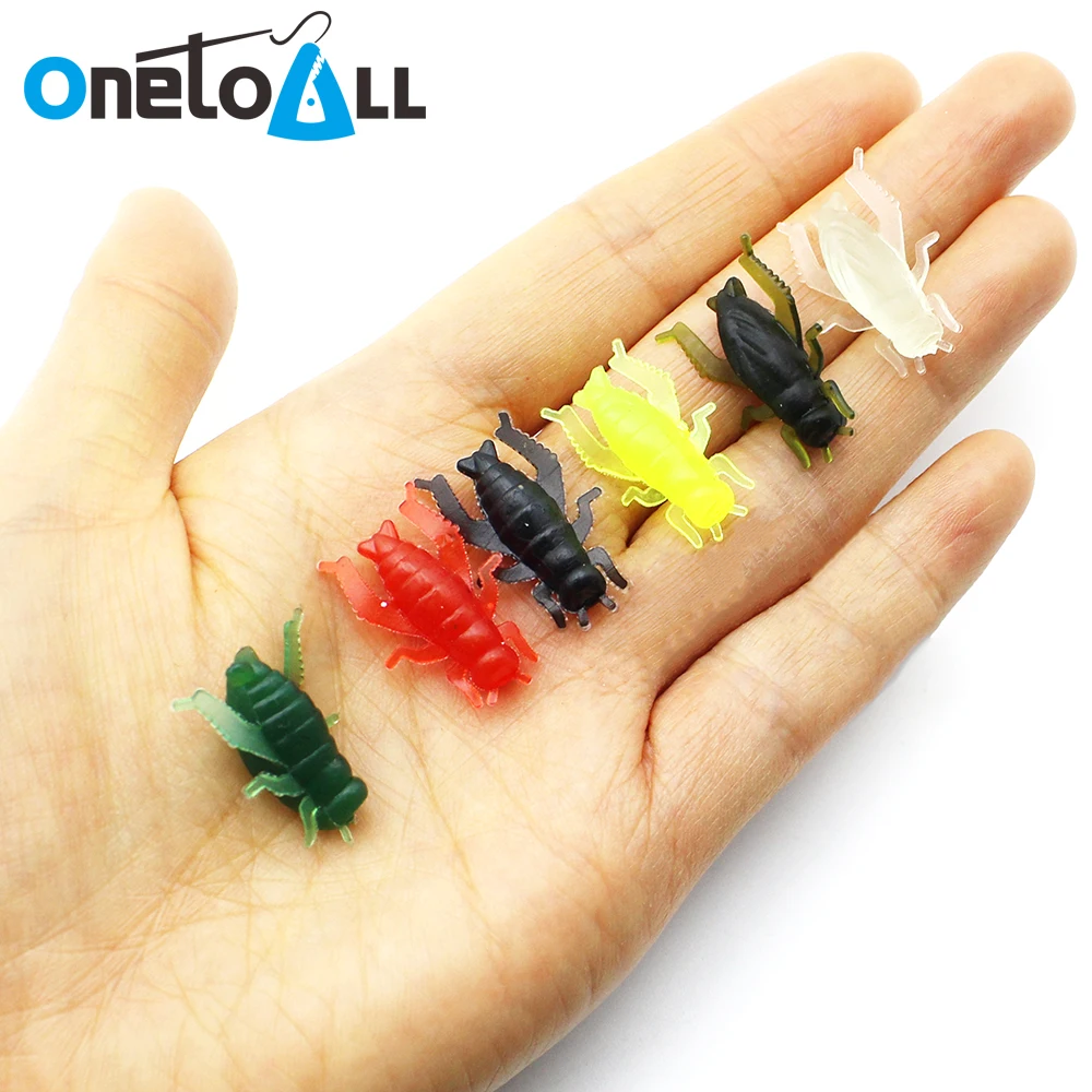 

Lot 30 25mm Grasshopper Worm Insect Bait Bionic Cricket Soft Lure Artificial Fishing Tackle Lightweight Silicone Swimbait