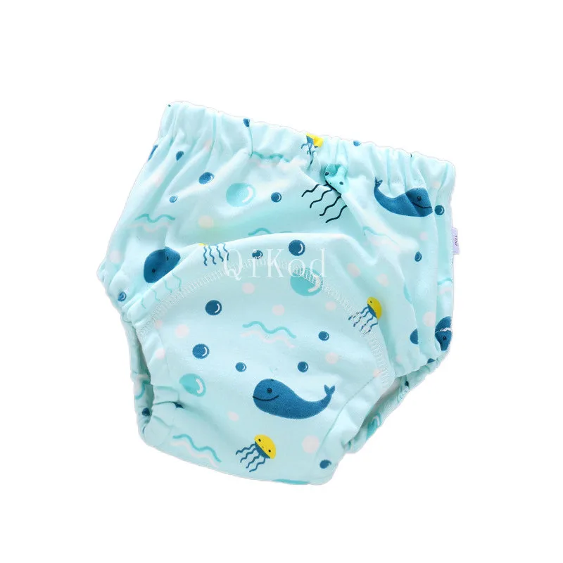 6 Layers Baby Reusable Washable Cloth Diaper Infant Toddler Waterproof Potty Training Nappy Panties Diapers Cover Wrap Kids Gift images - 6