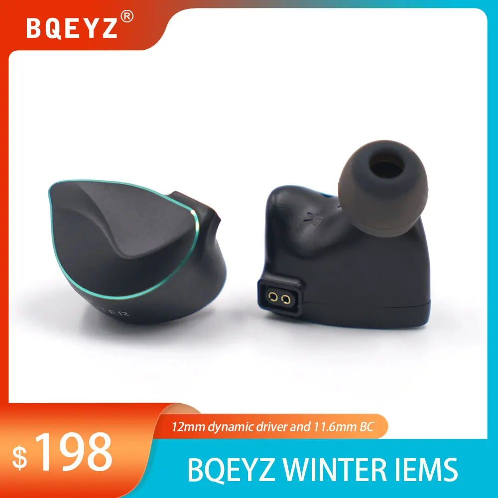 

BQEYZ Winter In Ear Wired HiFi Earphone for Musician Audiophile Dynamic Driver PZT Bone Conduction Monitor with Detachable Cable