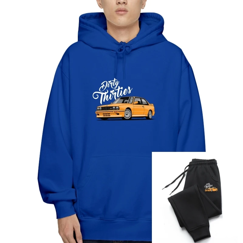 

2020 Hot Sale New Men Pullover Dirty Thirties Germany Classic Car E30 Fans Tribute T-Sweatshirt Hoodies E 30 M3 100% Cotton Pul