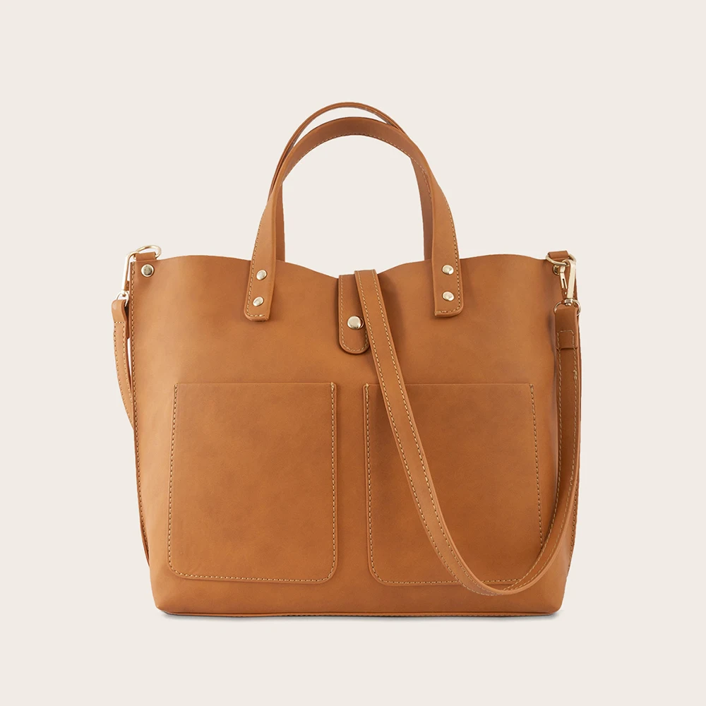 

Laptop Handbags For Women Large Capacity Shopper Totes Female Fashion PU Leather Shoulder Designer Bags 2022 New