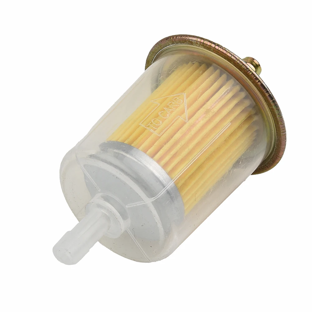 

Motorcycle Fuel Filter 1 Pc 99mm Overall Length 9mm Ø Hose Connections Universal 52mm Ø Diameter Filter Brand New