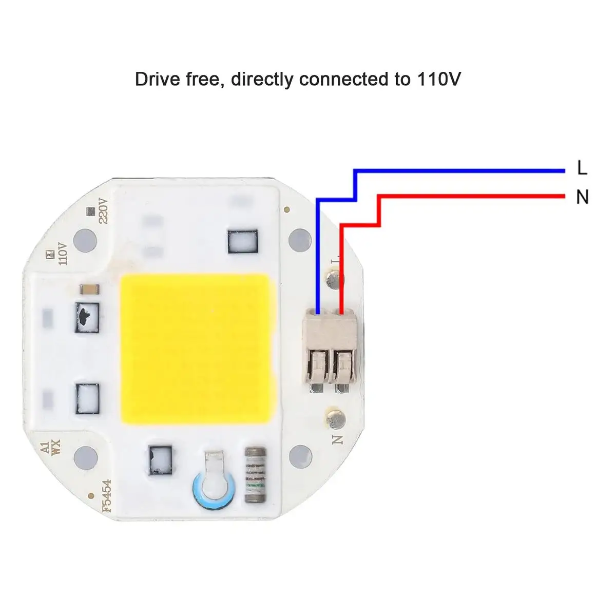 Фото 50W 70W 100W Cob привел чип 110V 220V драйвер сварки свободного умного бисера Ic для растущего света полного освещения ПКБ интегрированной матрицы DIY №4